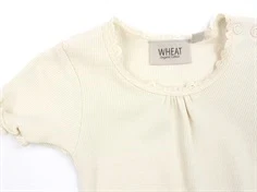 Wheat eggshell body rib lace